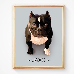 Custom Pet Illustration Custom Pet Portrait Digital Pet Portrait From Photo Pet Memorial Gift Custom Dog Portrait Dog Lover Gift