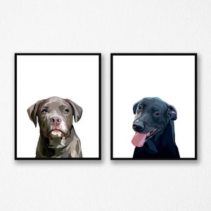 Pet Painting Peekaboo Pet Portrait Custom Pet Portrait Custom Dog Portrait Mom Gift Peekaboo Dog Art Pet Drawing Dog Drawing Dog Sketch
