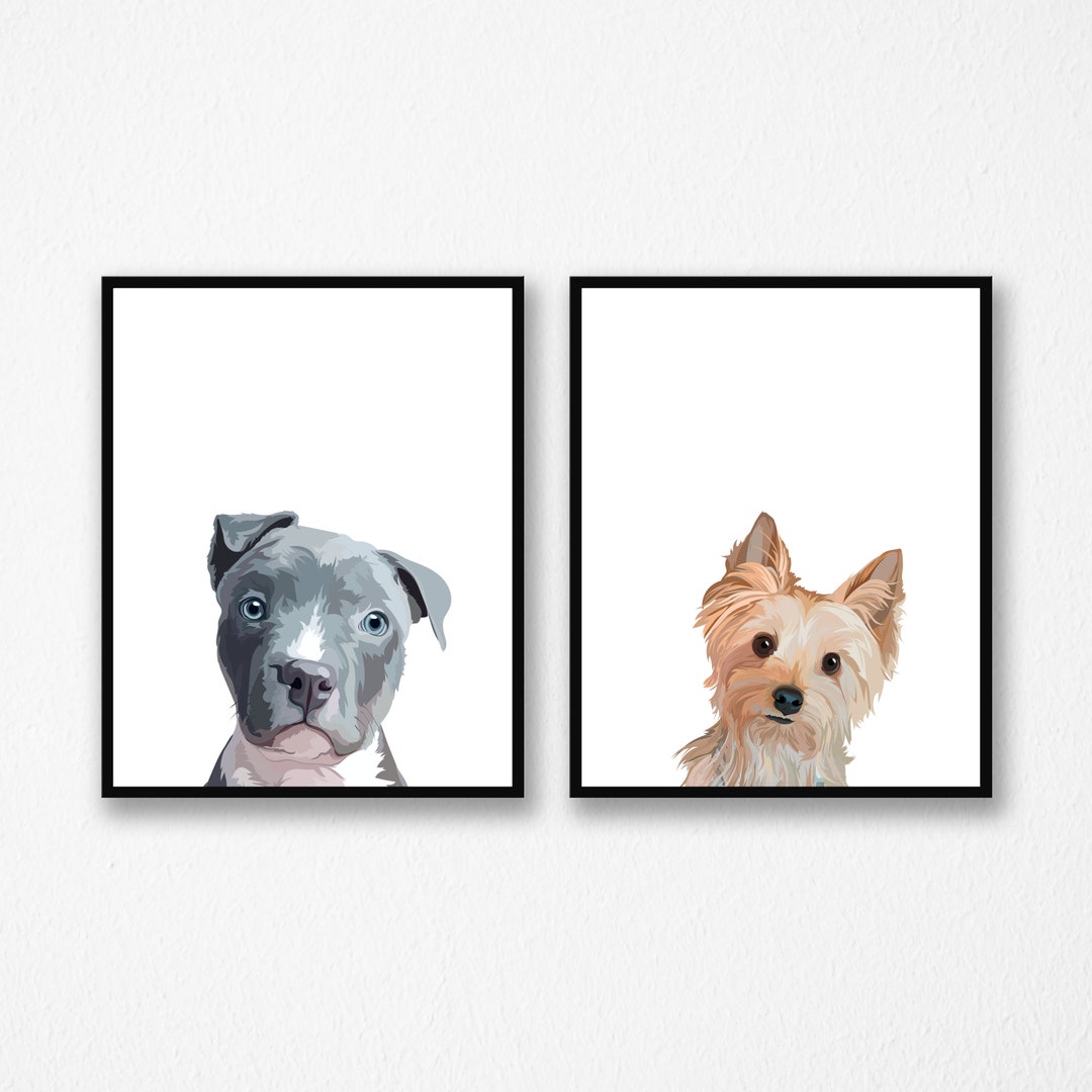 Pet Painting Peekaboo Pet Portrait Custom Pet Portrait Custom Etsy pet-painting-peekaboo-pet-portrait-custom-pet-portrait-custom-etsy