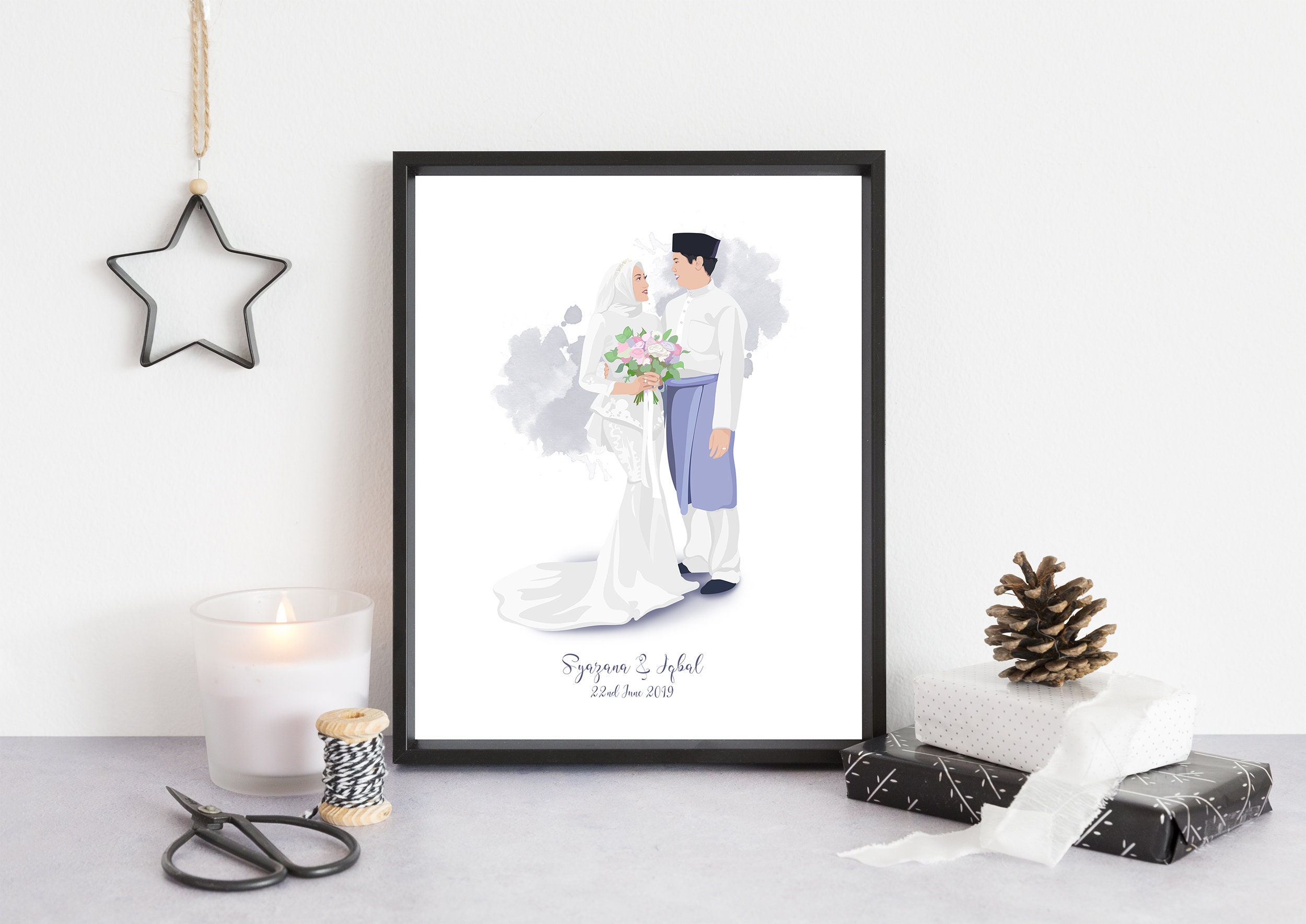 Muslim Wedding Gift Muslim Couple Muslim Couple Gift islamic | Etsy