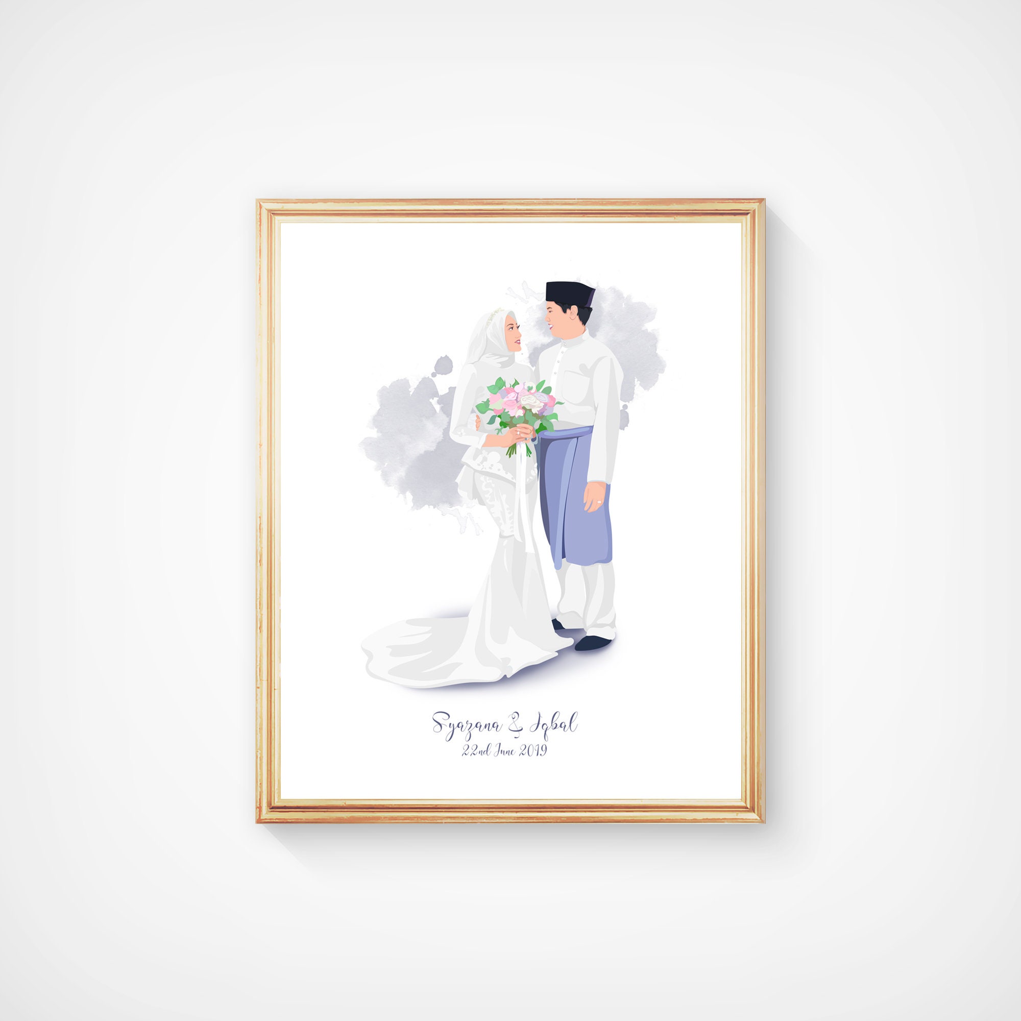 Muslim Wedding Gift Muslim Couple Muslim Couple Gift islamic Etsy