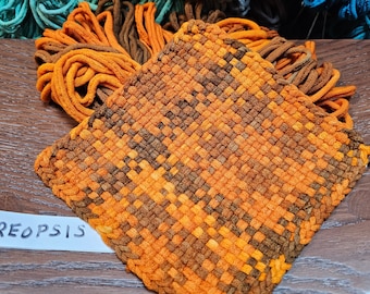 Nature Dyed Wool Potholder Loops: PRO & Traditional Size