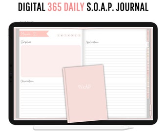 Digital Daily SOAP Journal, Guided Prayer, Blush, Goodnotes, Notability and Xodo