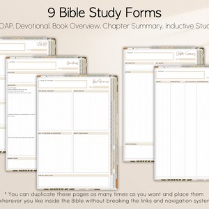 Digital KJV Journaling Bible With Index Tabs, Vertical, Portrait, Fall ...