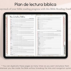Bible espagnole Reina Valera, journal de prières, notes de sermon (téléchargement numérique) image 4