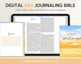 Digitale ASV-journaalbijbel met indextabbladen (digitale download)