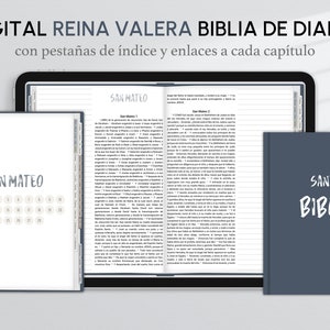 Biblia de Diario Digital (Reina Valera), Spanish Bible, Goodnotes, Xodo, Diario de oración, Estudio Bíblico, Notas de sermón