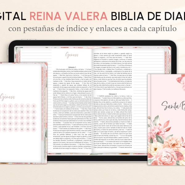 Biblia de Diario Digital (Reina Valera), Spanish Bible, Goodnotes, Xodo, Diario de oración, Estudio Bíblico, Notas de sermón