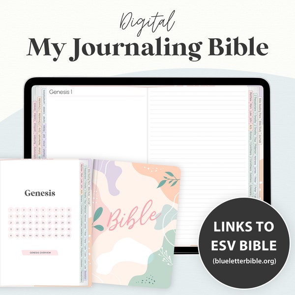 Digital My Journaling Bible / Abstract Pastel / ESV