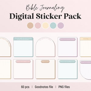 Digital Sticker Pack / Bible Journaling