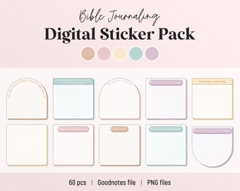 Digital Sticker Pack / Bible Journaling