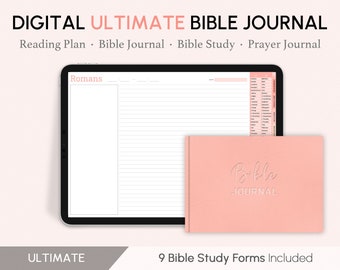 Ultimate Digital Bible Journal, Reading Plans, Study Forms (PDF)