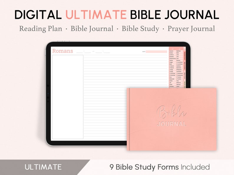 Ultimate Digital Bible Journal Goodnotes Notability and Etsy