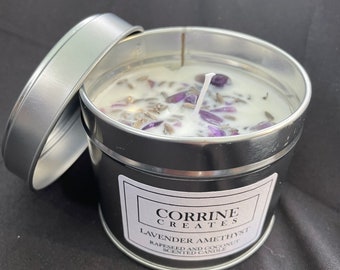 Lavender Amethyst Candle