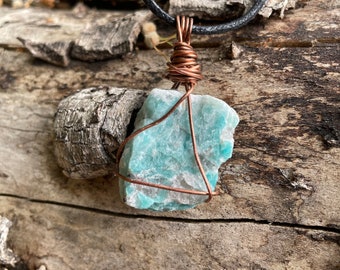 Amazonite Crystal Necklace