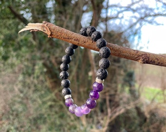 Amethyst bracelet 8mm