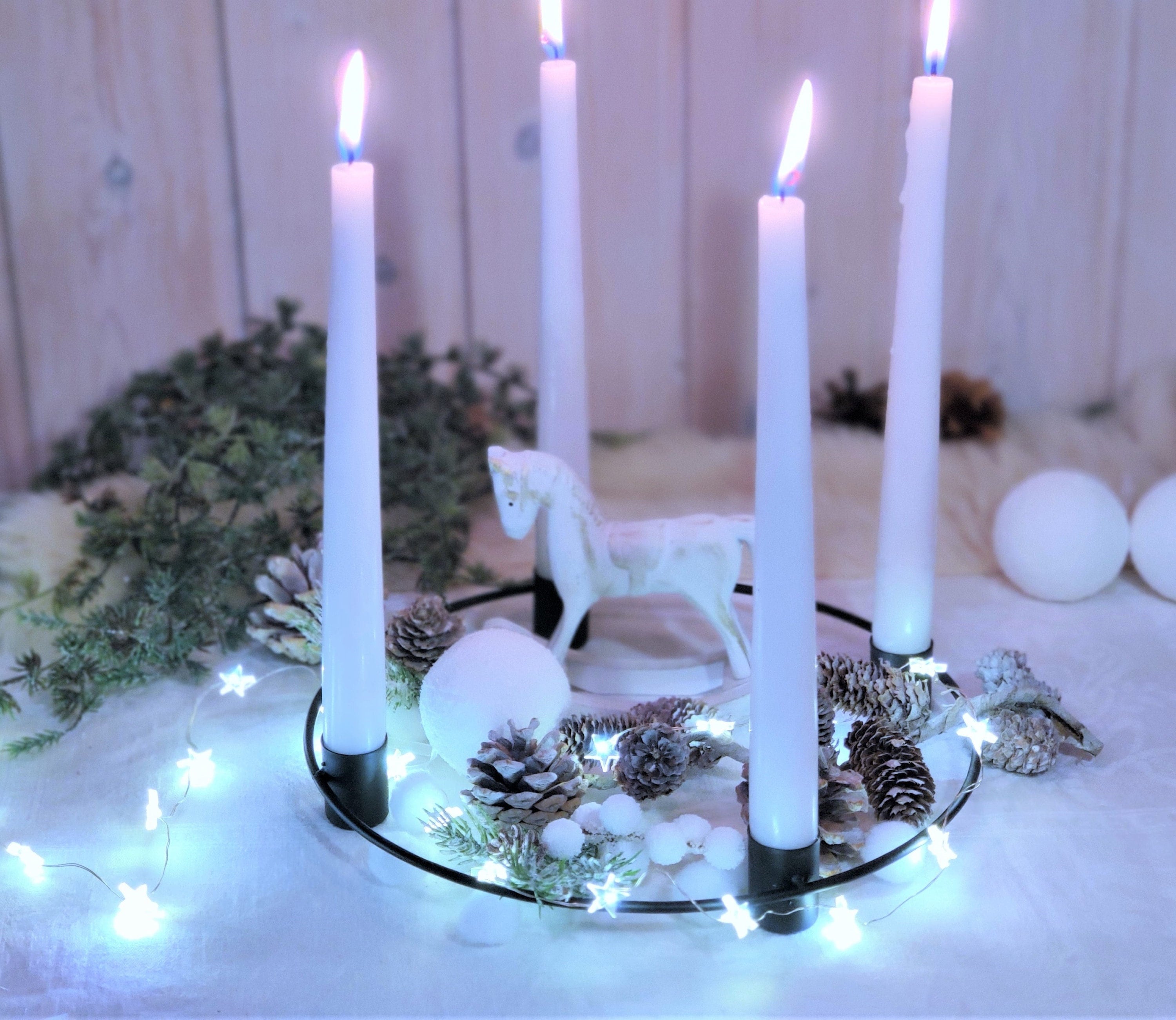 Kerzenhalter+adventskranz