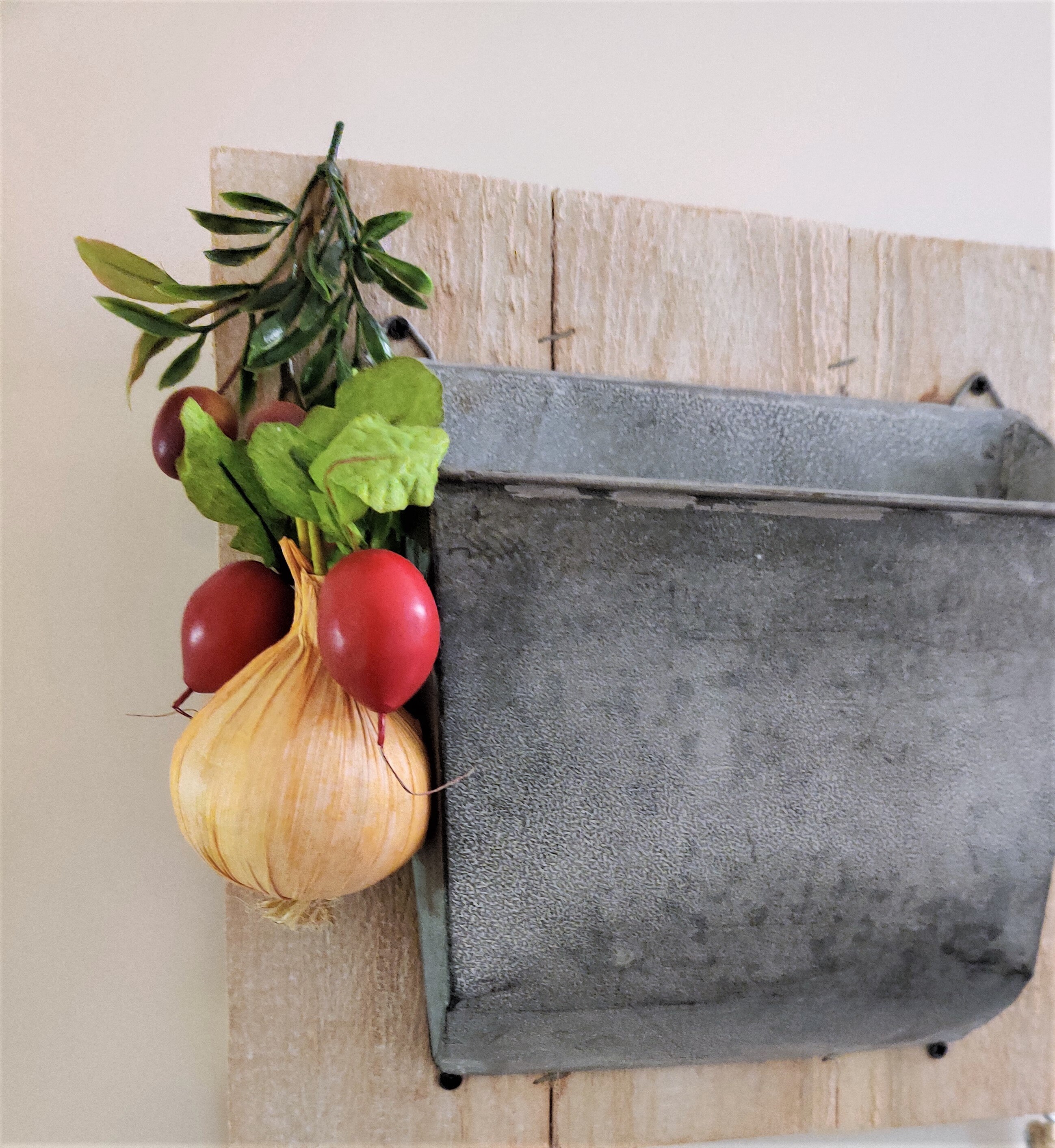 Aufbewahrung Zink Holz Wandhänger Küchenrolle | Etsy