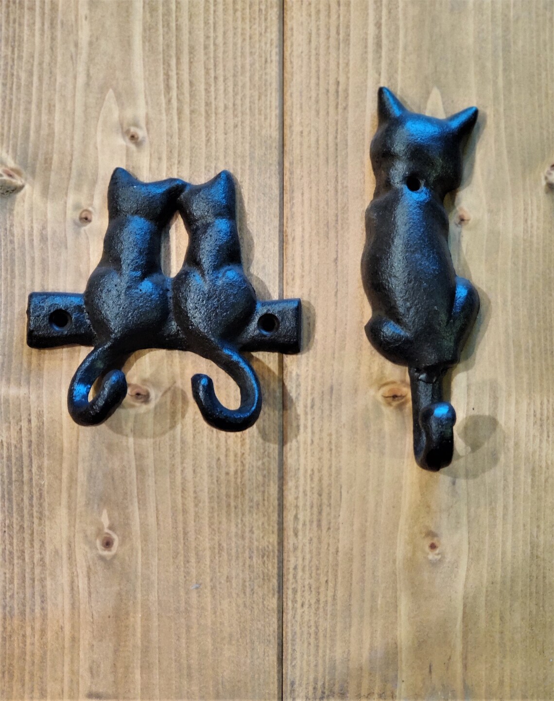 Wall Hook Cat Coat Hook Hook Cat Pair Hallway Terrace Gift Etsy