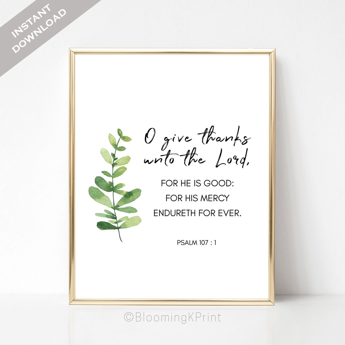Bible Verse Printable Wall Art Scripture Prints 8x10 Digital | Etsy