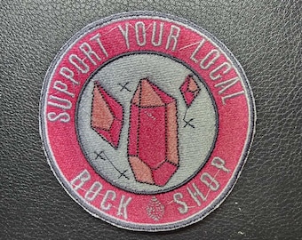 Support Your Local Rock Shop Pink
