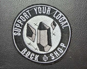 Support Your Local Rock Shop Black