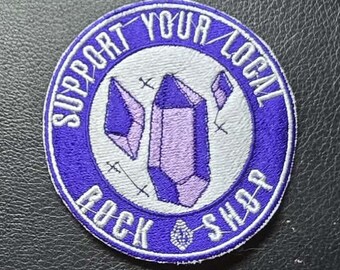 Support Your Local Rock Shop Purple