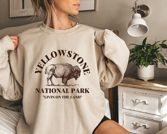 Yellowstone national park sweatshirt deals