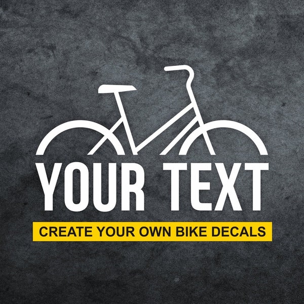 Bicycle Decals Etsy