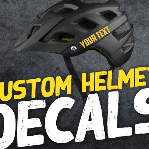 cycling helmet stickers