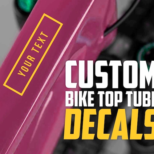 Custom Bike Frame Decals Bike Frame Decals Custom Decals Etsy