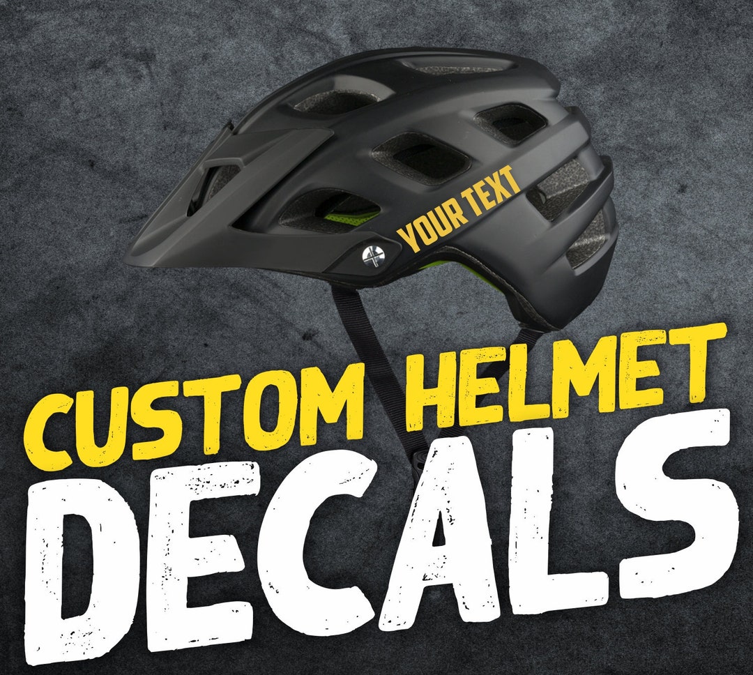cycling helmet stickers