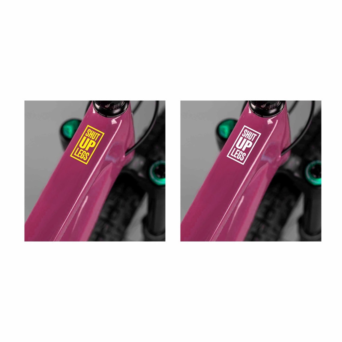 custom bike frame decals