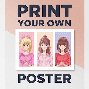Custom Poster Printing - Personalized Posters - Anime Poster - Game Poster - Comic Poster - Wall Arts