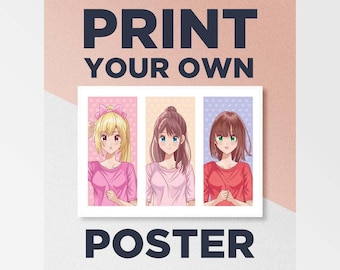 Custom Poster Printing - Personalized Posters - Anime Poster - Game Poster - Comic Poster - Wall Arts