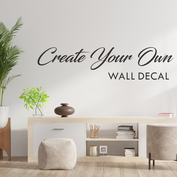 Custom Wall Decals Etsy