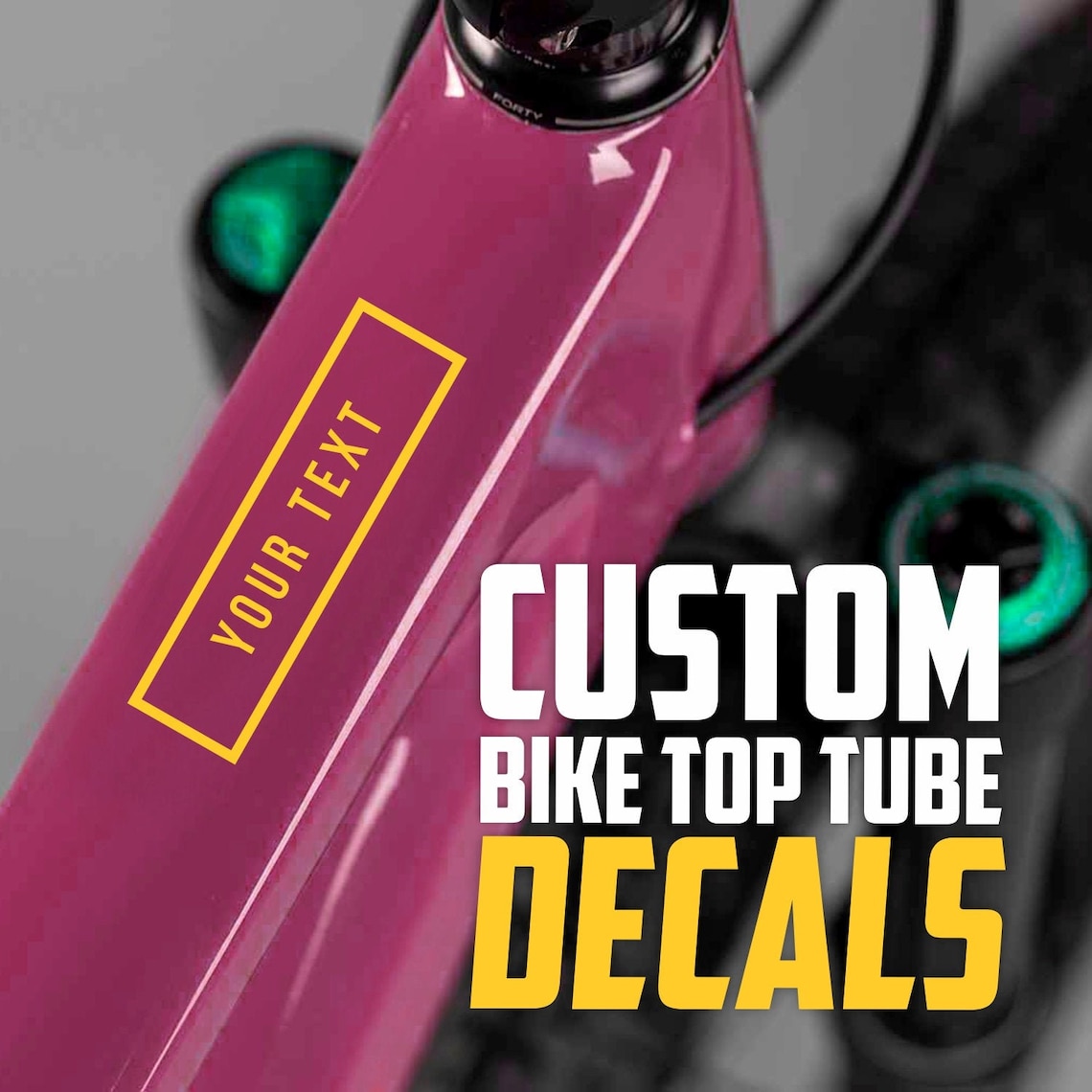 Custom Bike Frame Decals Bike Frame Decals Custom Decals Etsy