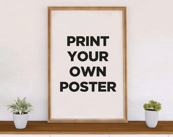 Custom Poster Printing - Personalized Poster - Movie Poster - Family Photo Poster - Wedding Poster - Custom Poster