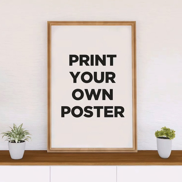 Custom Poster Printing - Personalized Poster - Movie Poster - Family Photo Poster - Wedding Poster - Custom Poster