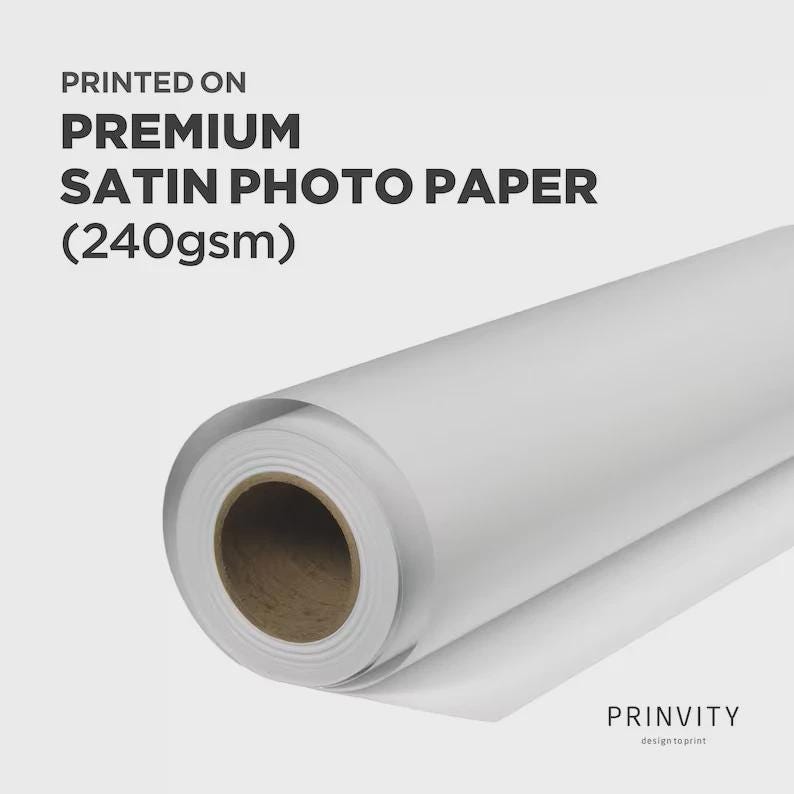 Custom Poster Printing - Personalized Poster - Family Photo Poster - Wedding Poster - Movie Poster - Wall Poster - Portrait Art Print image 9
