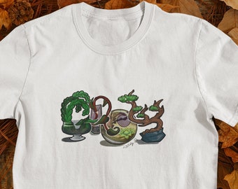Grow// Plant Lover/ Inspirational Motivational/ Secret Message/ Gardening Shirt/ Succulents/ Tree of Life/ Short-Sleeve Unisex T-Shirt