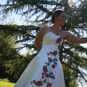 Robe de mariee rouge Etsy France