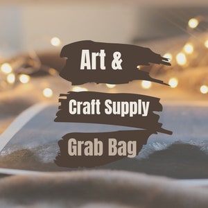 Art & Craft Grab Bag, Variety Pack, Mystery Bag, Fine Arts, DIY Craft, Craft Kit, Surprise Gift, Art Supplies, Craft Supply, Art Kit