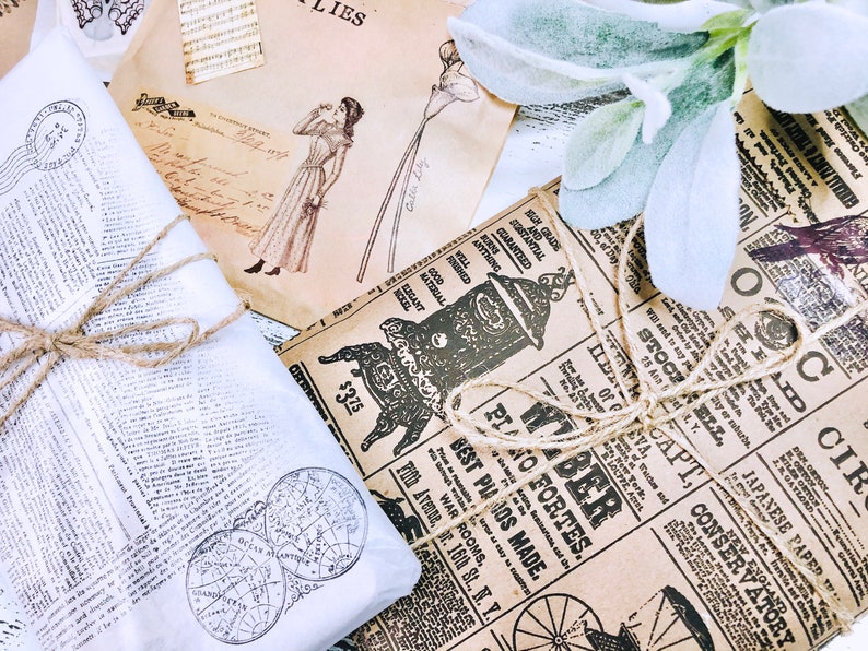 Vintage Deluxe Journal Box Journal Gift Set Paper Pack Etsy