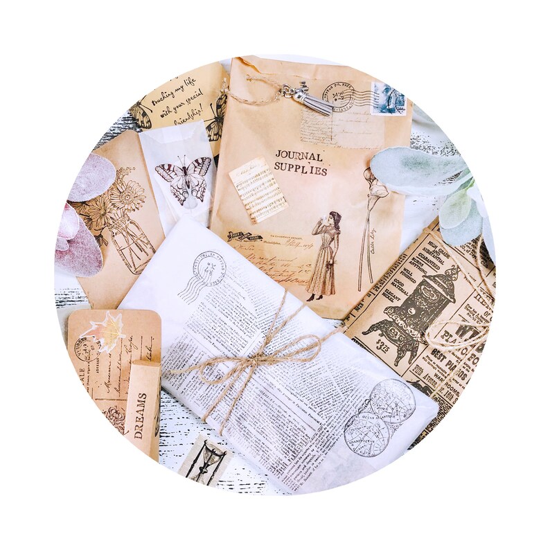 Vintage Deluxe Journal Box Journal Gift Set Paper Pack Etsy