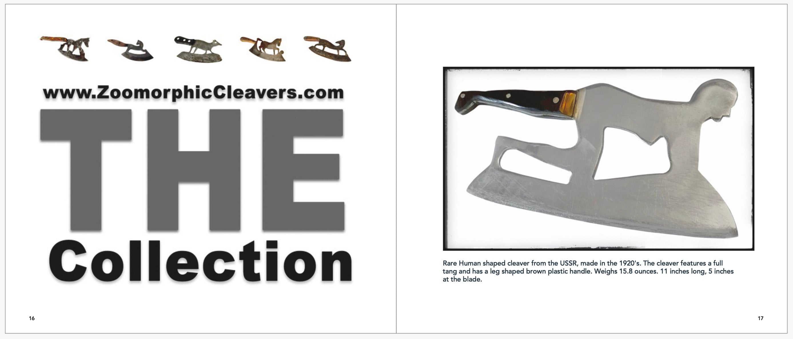 Zoomorphic Cleavers Beauty Beyond the Blades 100 Page Book Etsy