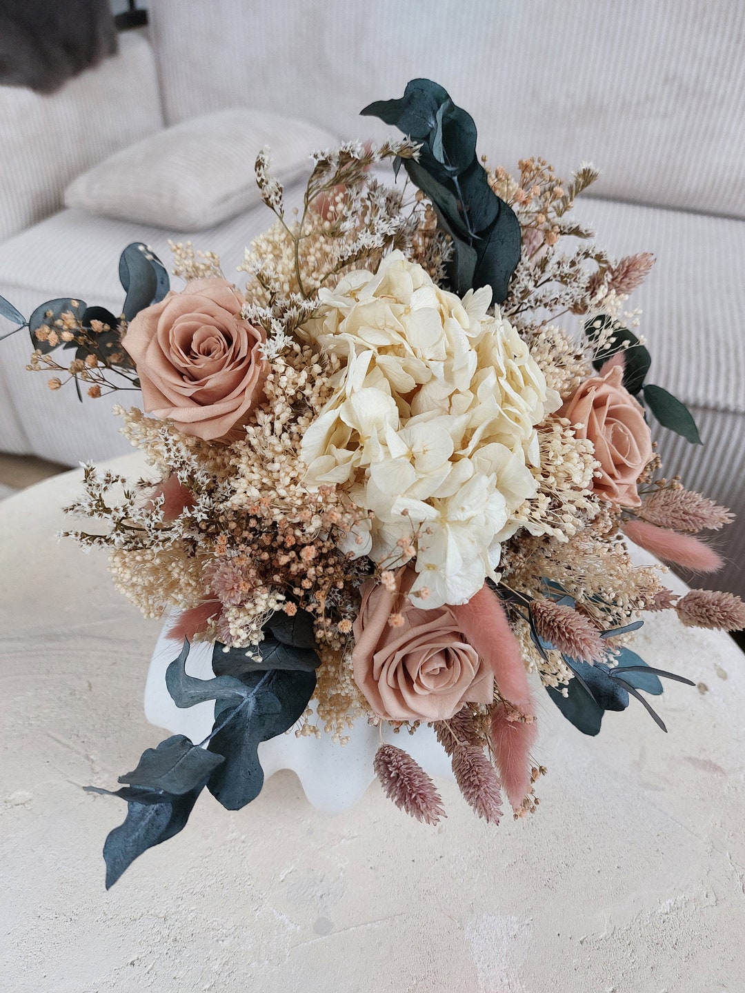 Bouquet de fleurs séchées alicia - Etsy France
