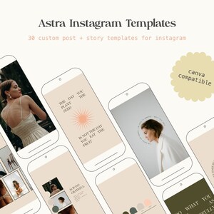 Astra Hand-Crafted Instagram Post & Story Templates / Social Media Branding / Minimalist Beige Aesthetic Instagram Branding