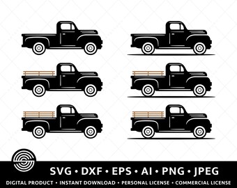 Truck Bundle Svg Etsy