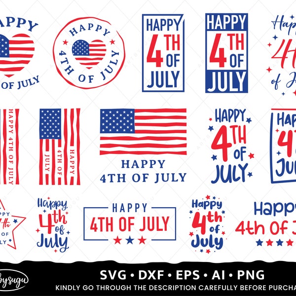 Happy 4th of July SVG Bundle